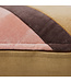 HKLIVING Kussen Striped velvet cushion Sunkissed (50x30cm)