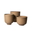 HKliving Bloempot metal planter camel  M