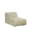 HKliving Bank Wave couch: element left divan, corduroy rib, olive