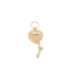 Anna+Nina Bedel Toi amp; Moi Charm Silver Goldplated