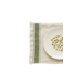 Kklup Home Selection Servet Linen Tales Green Stripe Vintage Linen Napkins (set of 2)