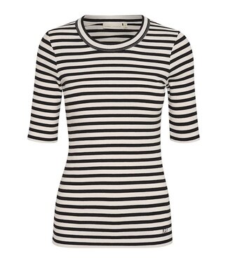 Inwear Top DagnaIW Striped T-Shirt Black , Whisper NOOS