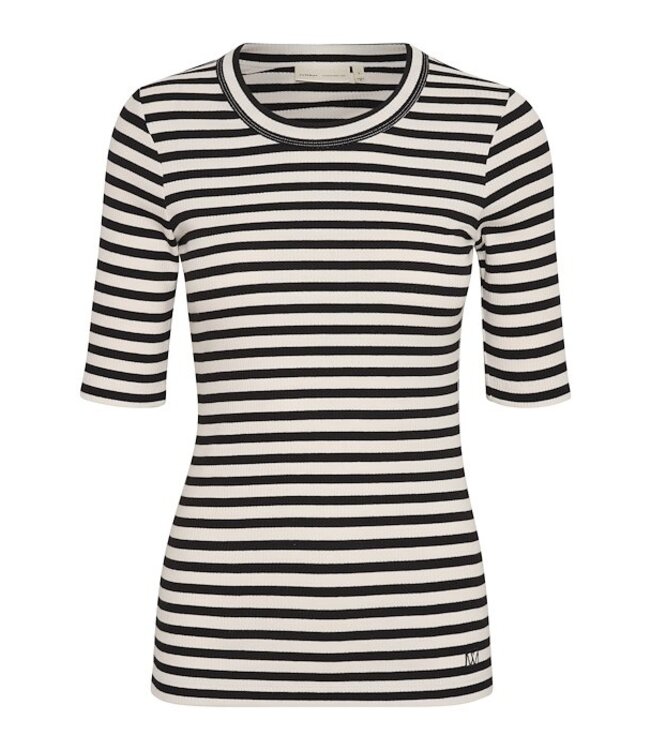 Inwear Top DagnaIW Striped T-Shirt Black , Whisper NOOS