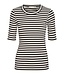 Inwear Top DagnaIW Striped T-Shirt Black , Whisper NOOS