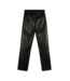 10DAYS Broek leather look cropped jogger long black