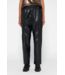 10DAYS Broek leather look cargo jogger black