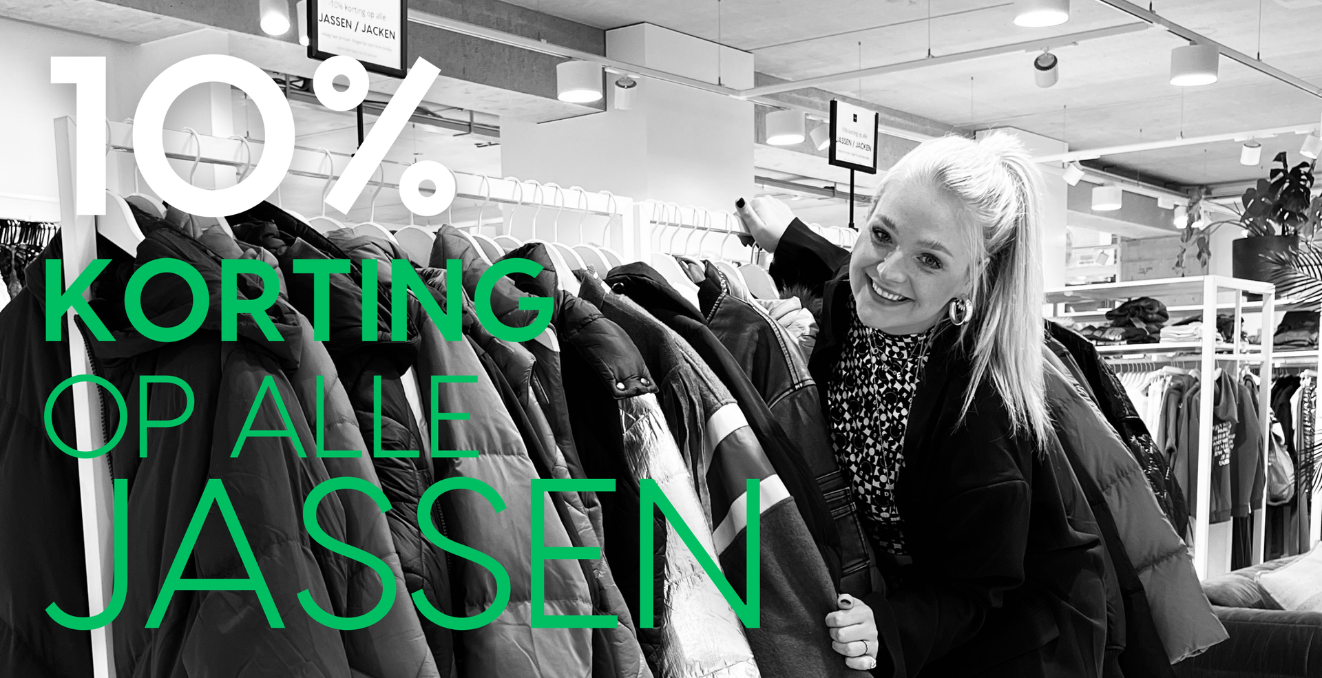 10% korting op alle winterjassen in oktober!