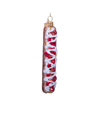 Vondels Ornament glass frikandel speciaal H3.5cm w/box