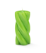 Anna+Nina Kaars Blunt twisted candle long moss green