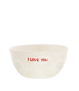 Anna+Nina Kom I Love You Bowl  White essential