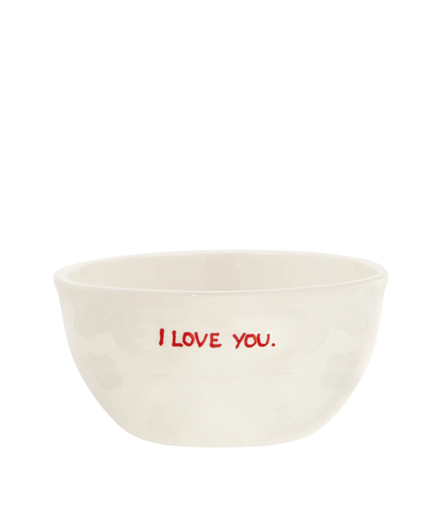 Anna+Nina Kom I Love You Bowl  White essential