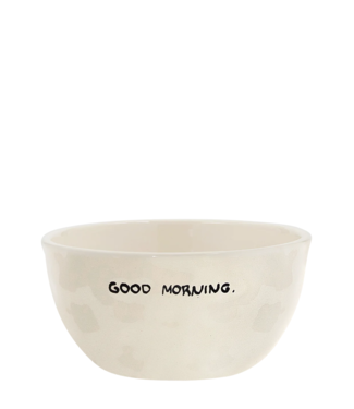 Anna+Nina Kom Good Morning Bowl White essential