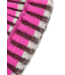 Pemy store Muts Stripes jacquard cotton knit beanie brown, pink, white