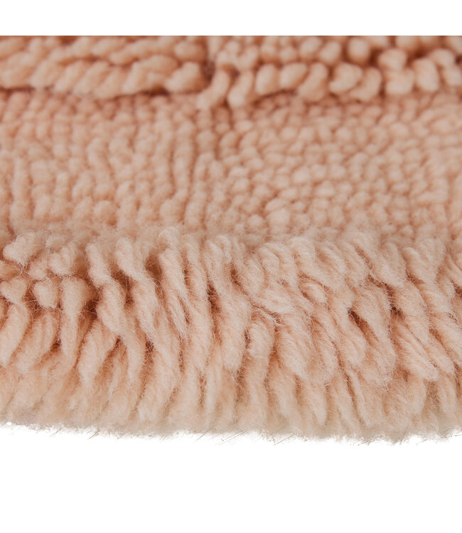HKLIVING Vloerkleed Round woolen rug soft pink (ø150cm)