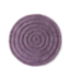 HKliving Vloerkleed Round woolen rug lilac (ø150cm)