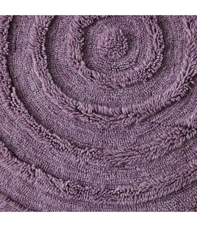 HKLIVING Vloerkleed Round woolen rug lilac (ø150cm)