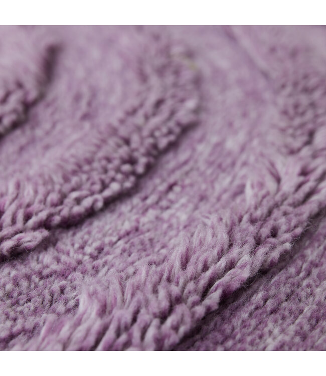 HKLIVING Vloerkleed Round woolen rug lilac (ø150cm)