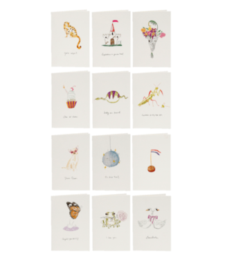 Anna+Nina Ansichtkaarten assorted greeting cards set of 12 in box