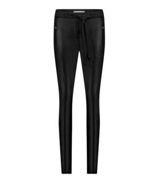 Studio Anneloes Broek Margot leather trousers black