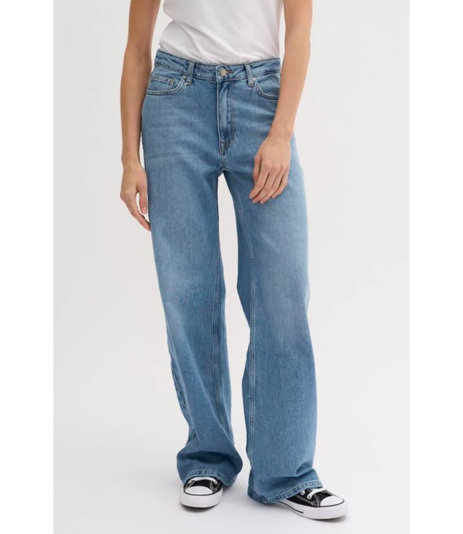 My Essential Wardrobe Jeans 35 THE LOUIS 139 HIGH WIDE Y medium blue 34 NOOS