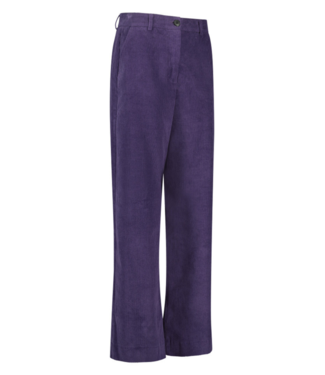 Studio Anneloes Broek Libby corduroy trousers deep purple