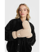 Alix The Label Handschoenen ladies woven faux fur mittens naturel