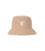 Alix The Label Muts ladies woven faux fur bucket hat naturel