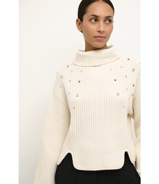 Karen by Simonsen Trui LulaKB Turtleneck Egret