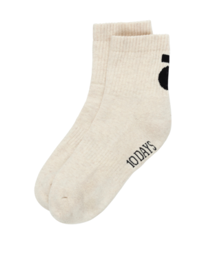 10DAYS Sokken short socks soft white melee