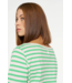 10DAYS Top longsleeve tee stripes ecru, apple green