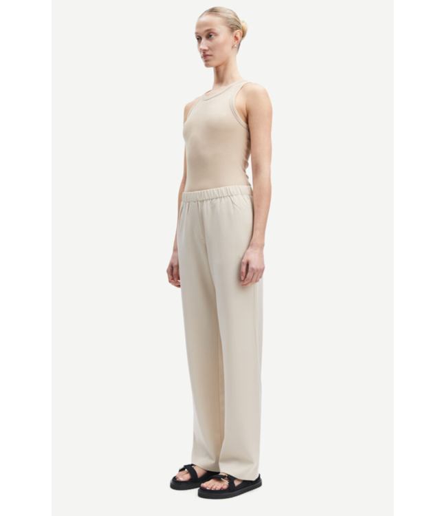Samsøe Samsøe Hoys straight pants quicksand BASICS