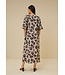 BY-BAR Jurk juta cheetah dress cheetas print