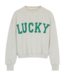 BY-BAR Trui bibi lucky vintage sweater light grey melee