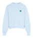 BY-BAR Trui bibi short logo sweater illu grey