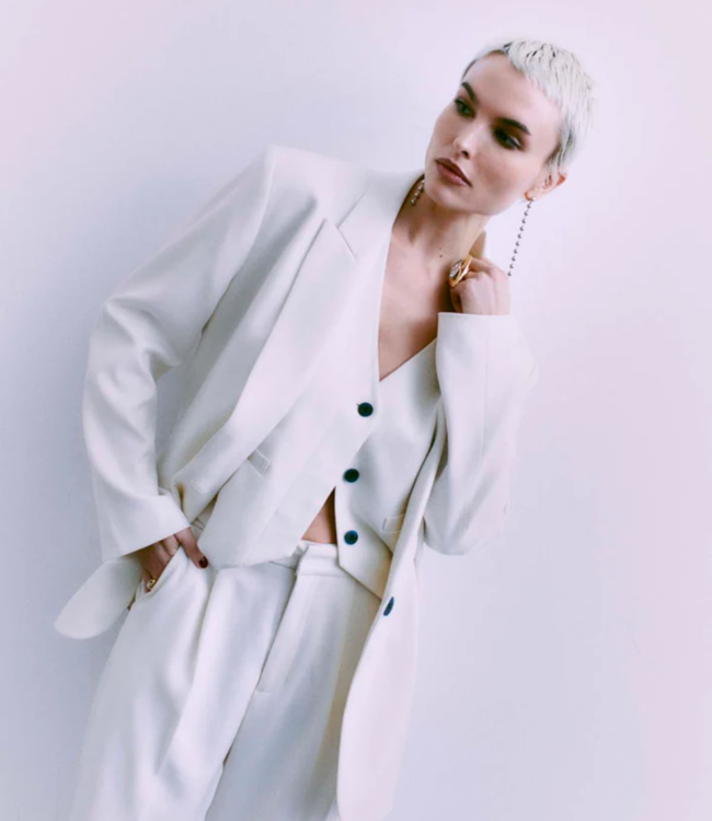 Copenhagen Muse Gilet CMTAILOR-WAISTCOAT Jet Stream NOOS