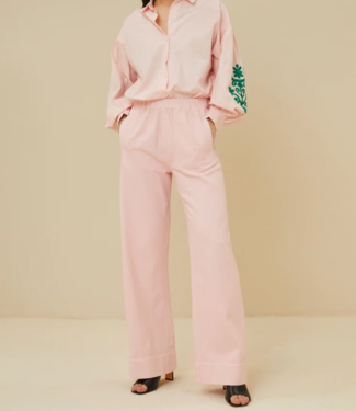 BY-BAR Broek mees twill pant light pink