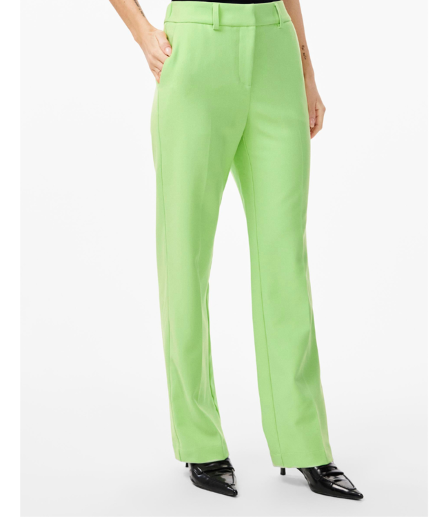 Y.A.S Broek Yaslikka hw wide pants quiet green NOOS