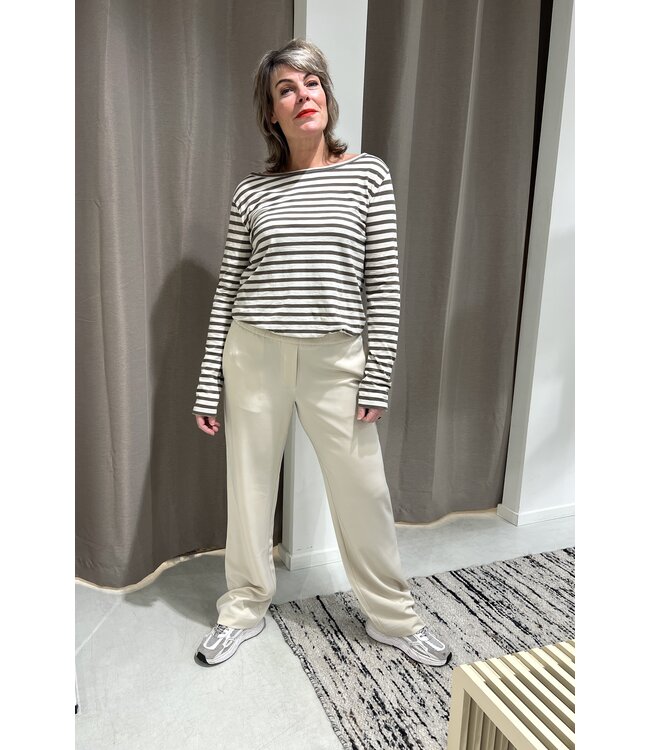 Samsøe Samsøe Hoys straight pants quicksand BASICS