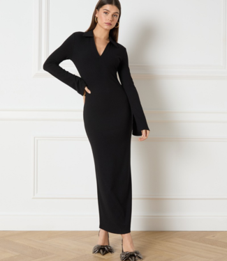 Refined Department Jurk ladies knitted dress Anne black