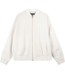 Refined Department Jacket ladies woven oversized bomber Sacha off white