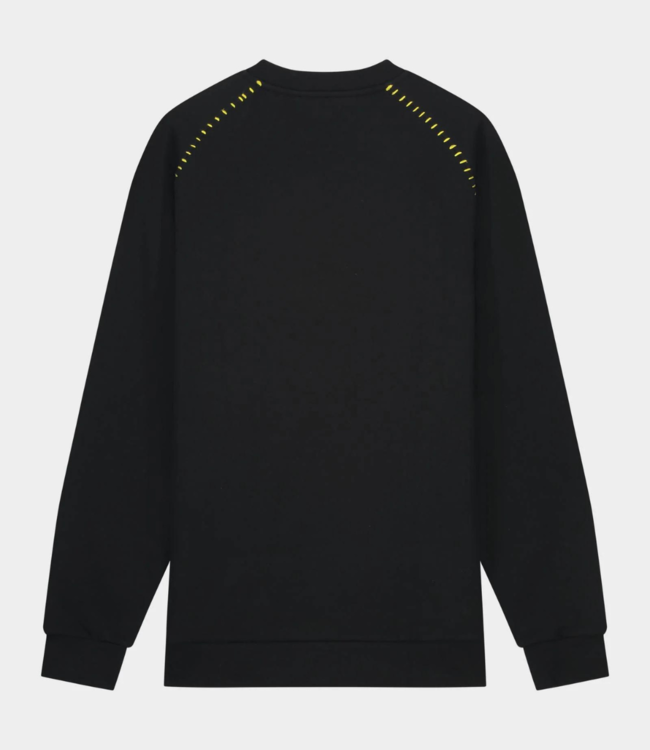 Trui Stieg Stitch Sweater Black kklup