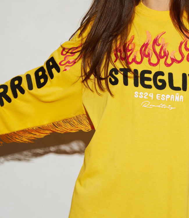 Jurk Milas Skate Dress Yellow kklup