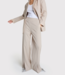 Alix The Label Broek ladies woven wide leg pants sand