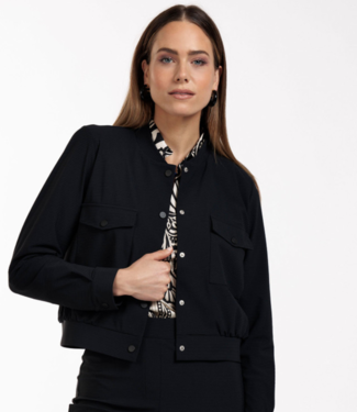 Studio Anneloes Jacket Benja bonded mesh jacket black