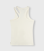 10DAYS Top cut out tank top rib ecru