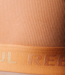 Colourful Rebel Top Danica Branded Cropped Rib Tanktop Tangerine