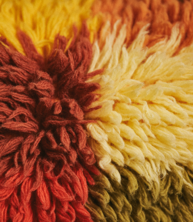 HKLIVING Kussen Fluffy rag cushion (60x40cm)