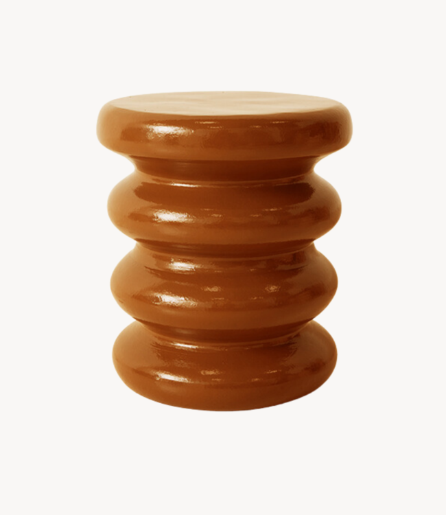 HKliving Bijzettafel Allure side table caramel