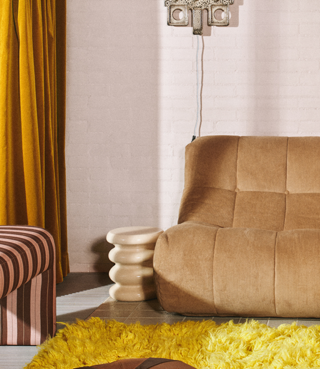 HKLIVING Bijzettafel Allure side table cream