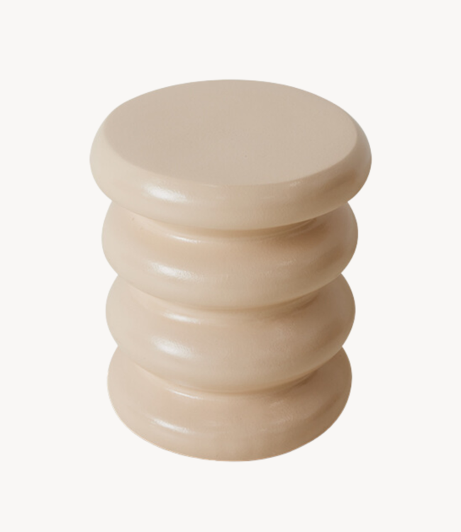 HKLIVING Bijzettafel Allure side table cream